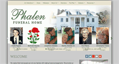 Desktop Screenshot of phalenfuneral.com